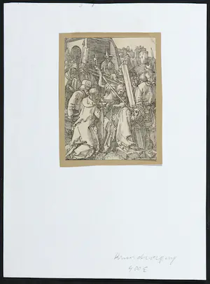 Albrecht Durer - Houtsnede, De kruisdraging kopen? Bied vanaf 130!