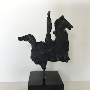 Brons (Onbekend) - Paard en mens kopen? Bied vanaf 1!