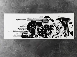 Laser 3.14 - Street artist & visual poet - chromolitho "Sometimes hope ..." kleine oplage! kopen? Bied vanaf 65!