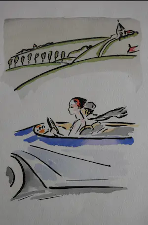 Kees van Dongen - Pochoir - Op Reis kopen? Bied vanaf 450!