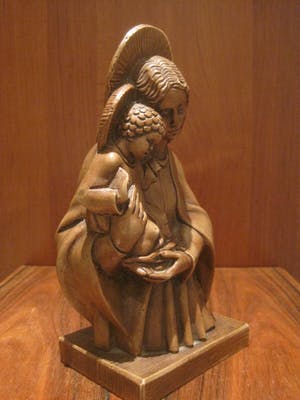 Heiligenbeeld - Moeder Maria met kind Jezus. kopen? Bied vanaf 22!