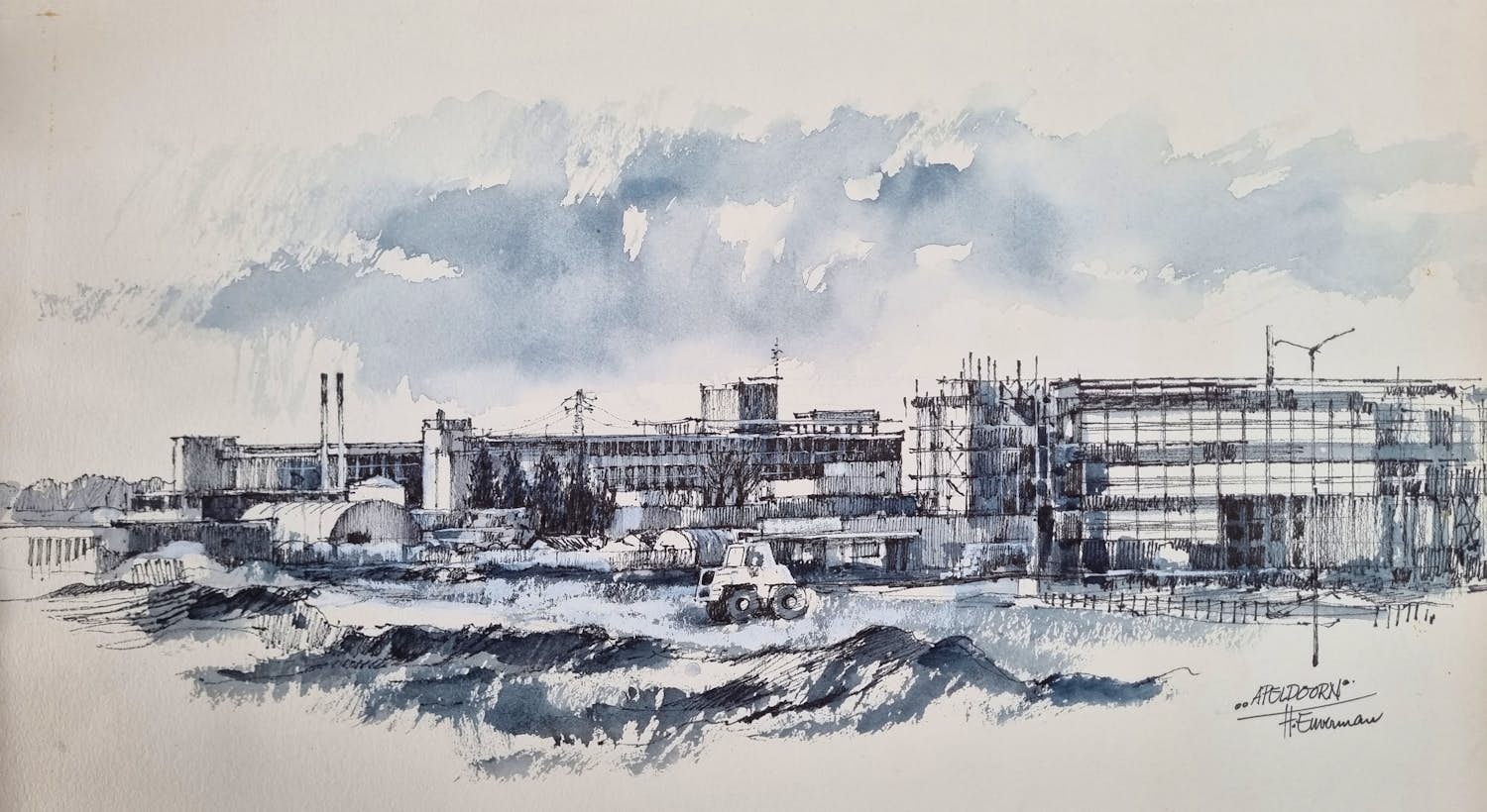 Hen Euverman - Philips Apeldoorn in aanbouw kopen? Bied vanaf 150!