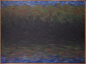 Joan Gijsbers - Acryl op doek, Waterkant - Ingelijst (Groot) kopen? Bied vanaf 1!