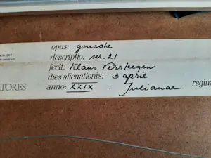 Klaus Versteegen - Gouache op papier, ZT. kopen? Bied vanaf 40!