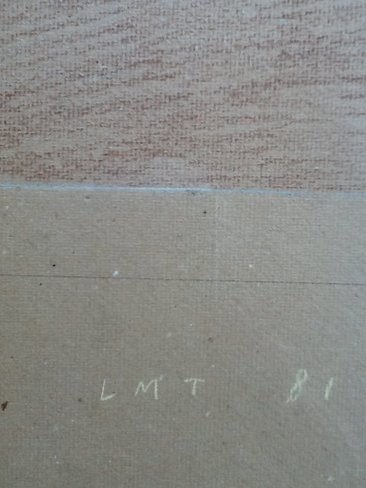 Leon Tebbe - Leon Tebbe, pasteltekening, 1981 ingelijst kopen? Bied vanaf 40!