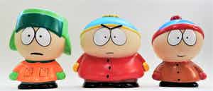 3 x vintage South Park figuren -1998 verkocht voor € 55!