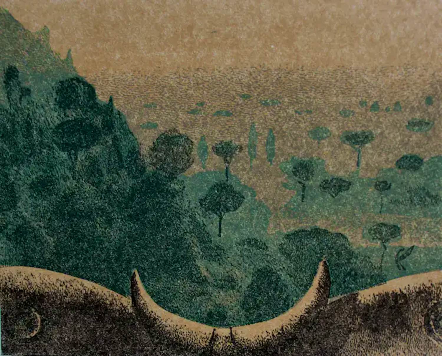 Buy Karl Rössing - Zeefdruk: Toscaans landschap? Bid from 69!