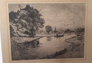 AcheterOskar Paul Matthes - Nederlands rivierlandschap? Enchérissez de 45!