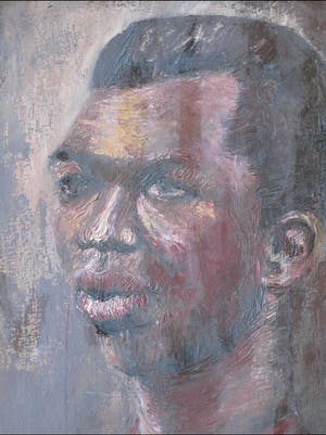 Niet of onleesbaar gesigneerd - Mannenportret - Olieverf op doek kopen? Bied vanaf 1!