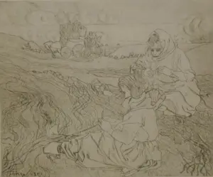 Jan Toorop - 'Nettenboetsters' kopen? Bied vanaf 40!