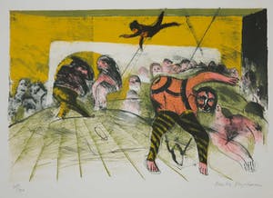 Martin Engelman - Litho, Zonder titel kopen? Bied vanaf 1!