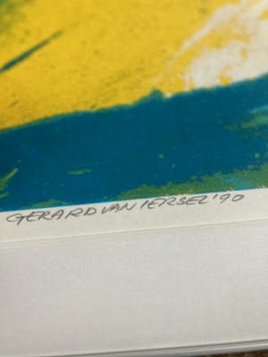 Gerard van Iersel - Kleurenzeefdruk z.t. kopen? Bied vanaf 30!
