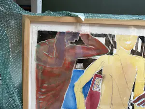 Henri de Haas - Drieluik 'De straat' kopen? Bied vanaf 200!