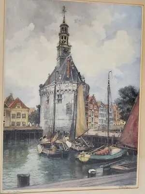 Hendrikus Roodenburg - Hoofdtoren Hoorn. kaufen? Bieten Sie von 95!