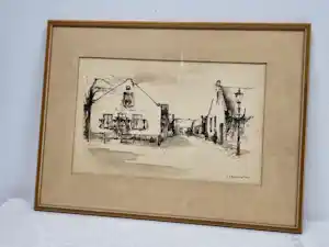 Jan Rijlaarsdam - Dorpsgezicht vendu pour 35€ !