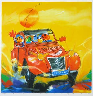 Ad Verstijnen - Zeefdruk, Citroën 2CV kopen? Bied vanaf 35!