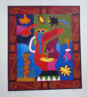 Clemens Briels - lot van 7 zeefdrukken - diverse oplages/jaartallen kopen? Bied vanaf 500!