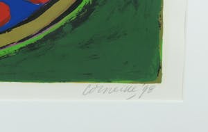 Corneille - Zeefdruk, Zonder titel - Ingelijst kopen? Bied vanaf 1!