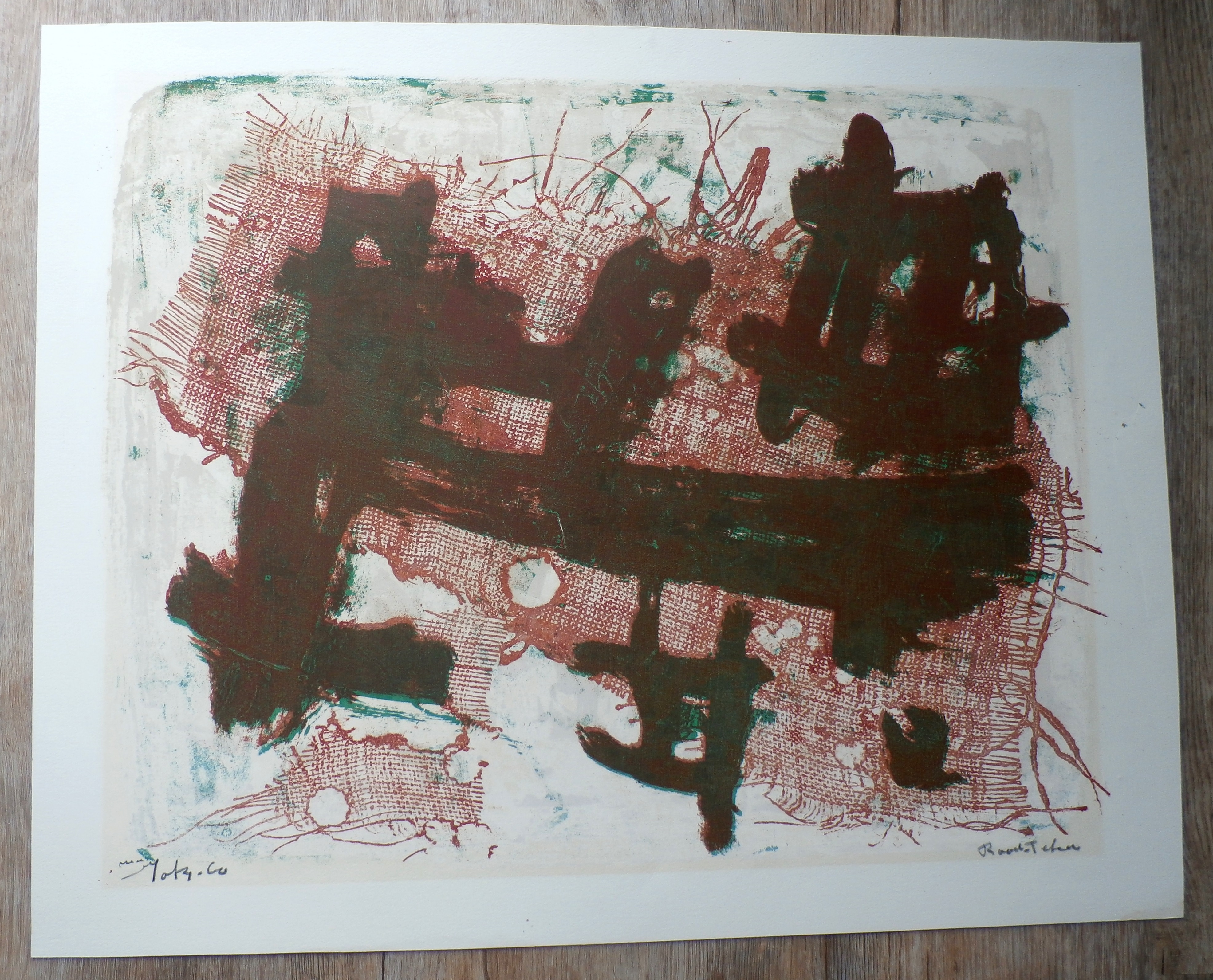 Wim Motz - Zeefdruk - 1960 kopen? Bied vanaf 55!