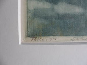 Theo Ros - Ets, Titel, "Schapenkudde". kopen? Bied vanaf 25!