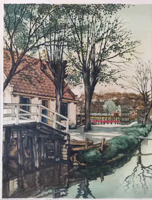 Cornelis Brandenburg - Tulpenvelden, Holland kopen? Bied vanaf 160!