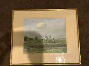 Bernard Ferdinand Hoppe - Man op paard op weg verkocht voor € 41!