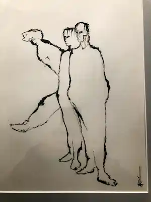 Melle Oldeboerrigter - inkttekening figuren verkauft für € 80!