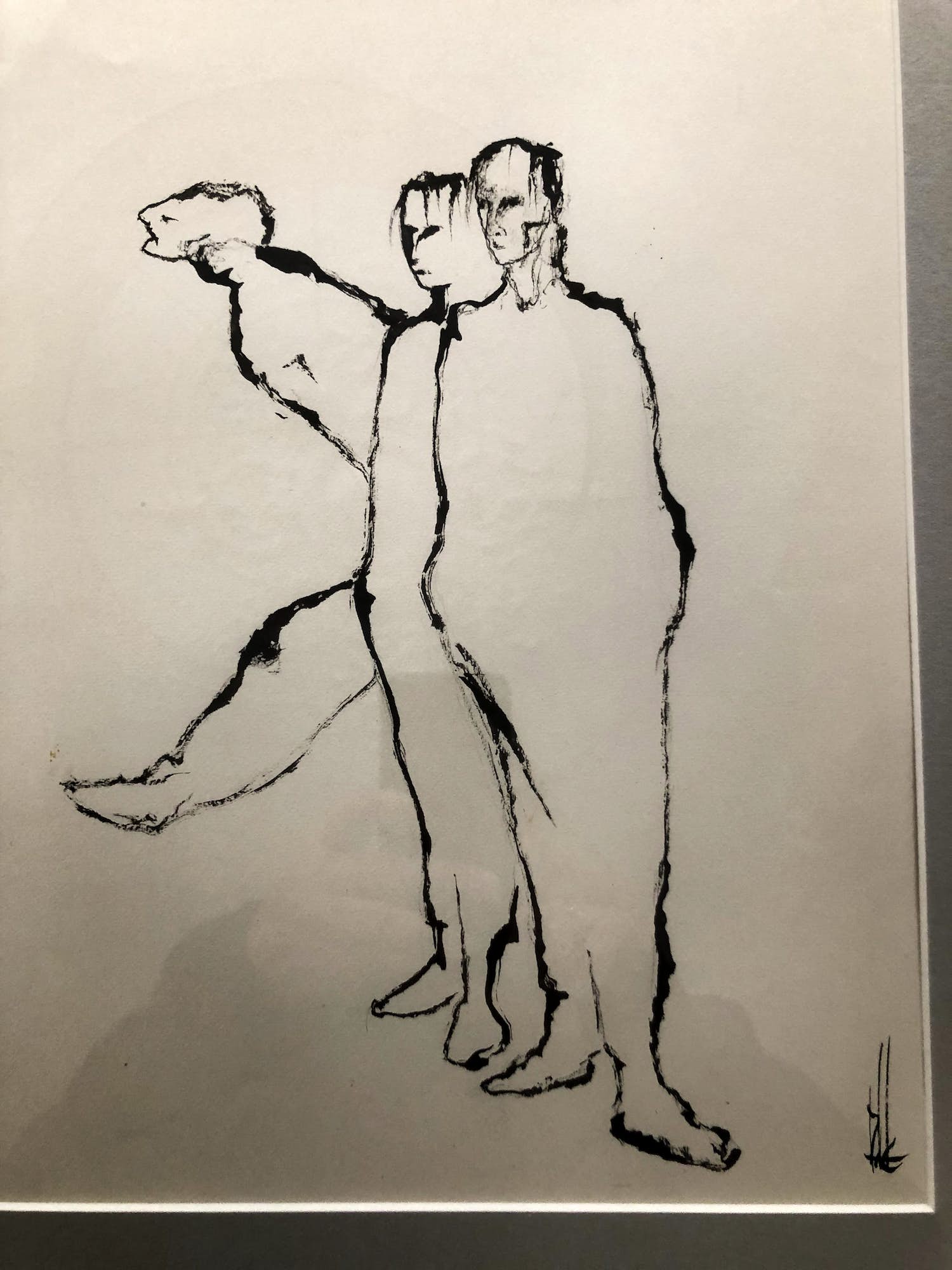 Melle Oldeboerrigter - inkttekening figuren verkocht voor € 50!