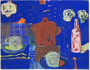 Cees Dolk - Zeefdruk, Dish II (Zeer groot) verkocht voor € 1!