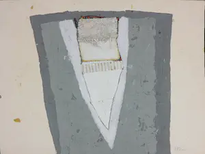 Mihajlo Petkovic - Lot van drie schilderijen in gemengde techniek op papier kopen? Bied vanaf 1!