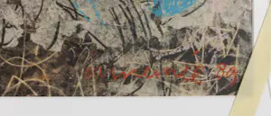 Hans Innemee - Gemengde techniek op papier, Abstracte compositie - Ingelijst (Groot) kopen? Bied vanaf 1!