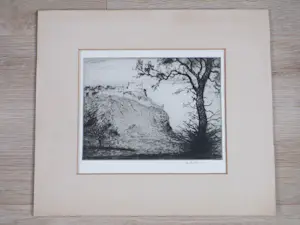 Jan Poortenaar - Edinburgh Castle - Ets kopen? Bied vanaf 40!