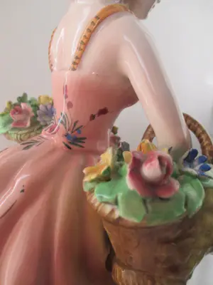 Real Fabbrica Capodimonte - Handgeschilderde figuurtje 30 cm! kopen? Bied vanaf 50!