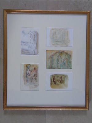 Buy Gerard Princee - Geboorte van Jezus Christus , kerstkaart (5x)? Bid from 120!