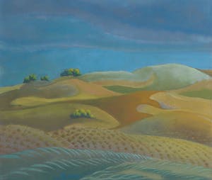 Jan van der Veer - Olieverf op karton, Waterleidingduinen II kopen? Bied vanaf 1!