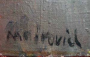 Zvi Mairovich - Compositie, olieverf op doek (laatste keer!) kopen? Bied vanaf 1!