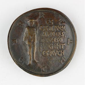 Geer Steyn - Bronzen penning: Bertolt Brecht, 1978 kopen? Bied vanaf 65!