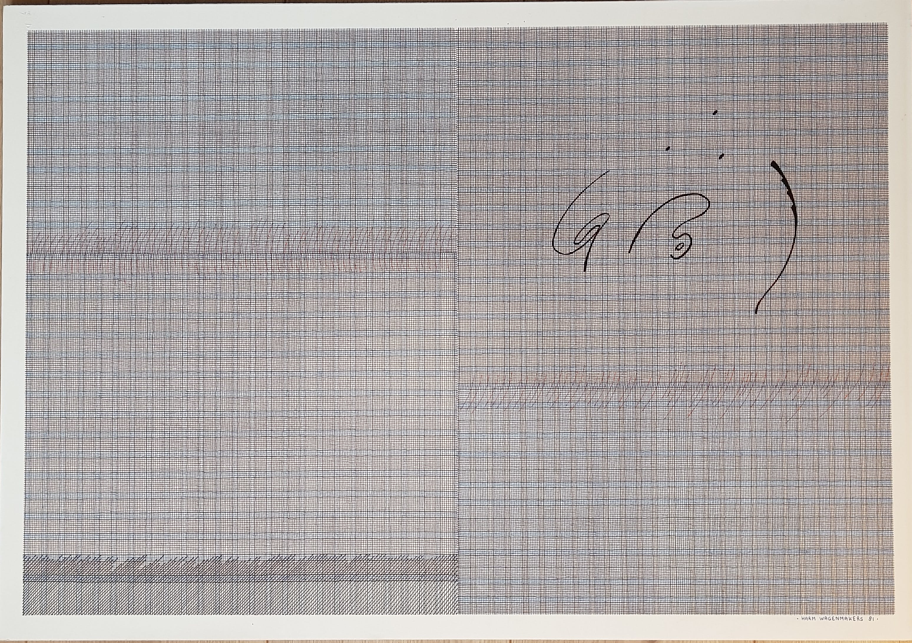 Harm Wagenmakers - 7 tekeningen, rotring pen kopen? Bied vanaf 250!