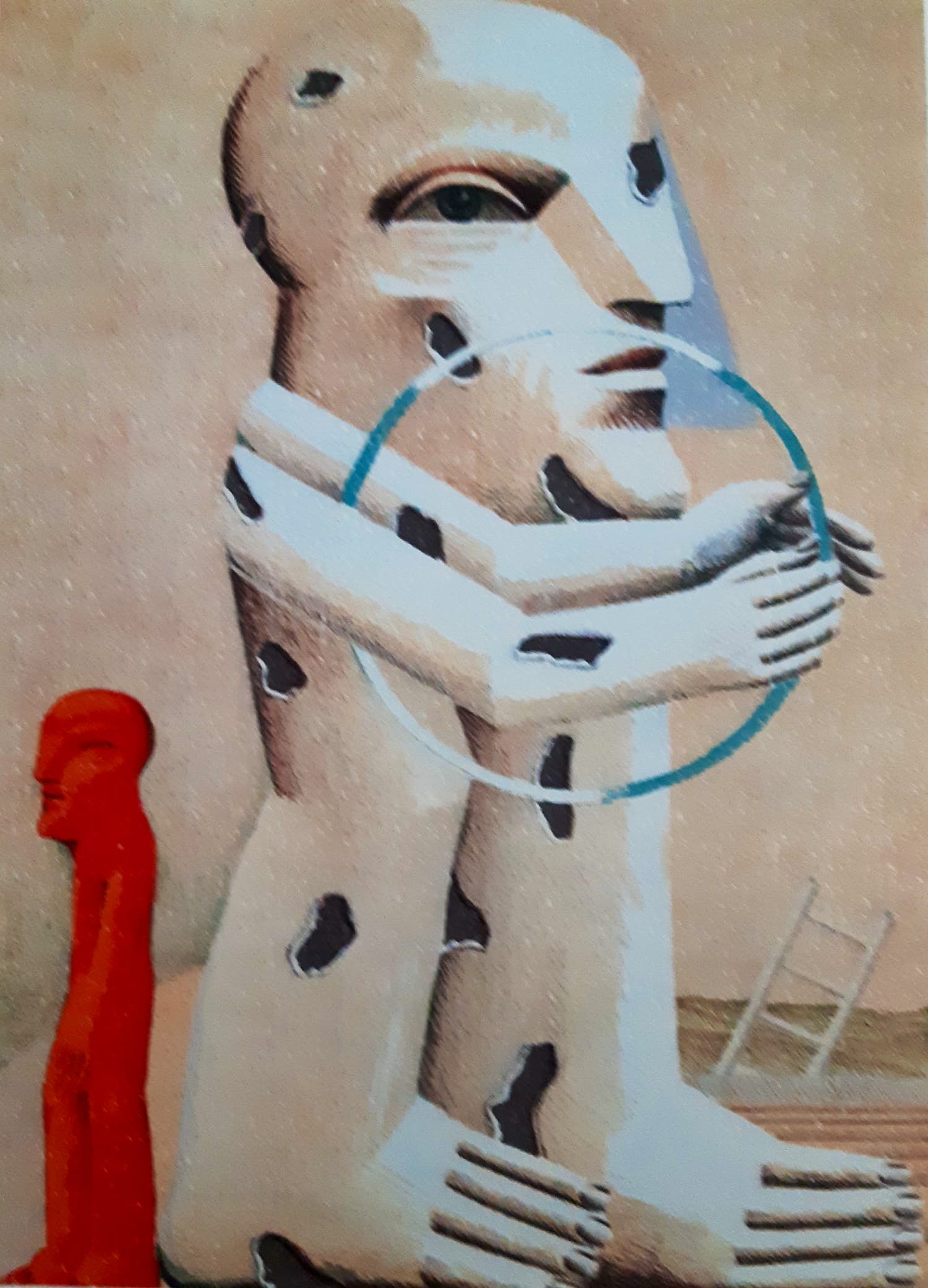 Horst Antes - Kopffüssler, Gefleckte Figur kopen? Bied vanaf 90!