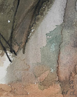 Adine Engelman - Abstracte compositie (1961), aquarel kopen? Bied vanaf 40!