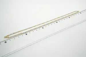 86 - Tijdloos 14 karaat bi colour gouden figaro collier kopen? Bied vanaf 215!