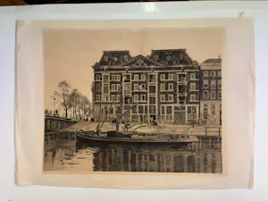 Willem Witsen - West-Indisch Huis - mooie en originele ets kopen? Bied vanaf 200!