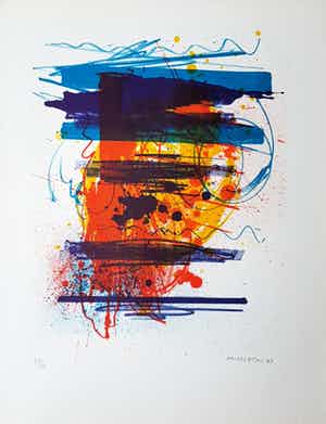 Sam Middleton - Abstracte compositie verkocht voor € 60!