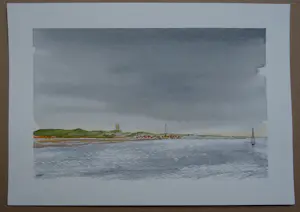 Franklin Meijer - Terschelling - 4 x aquarel studies kopen? Bied vanaf 69!