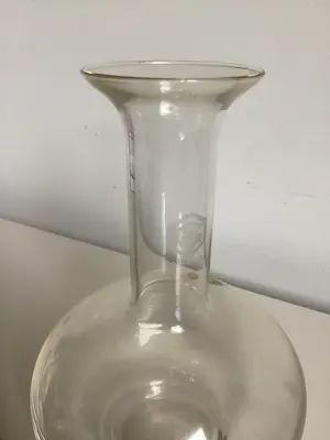 Buy Royal Leerdam - Karaf met bolle stopper - merklabel? Bid from 45!