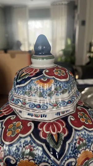 Koninklijke Tichelaar Makkum - Vaas met deksel kopen? Bied vanaf 50!