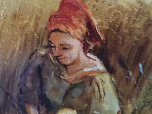 Niet of onleesbaar gesigneerd - Picknick in een korenveld kopen? Bied vanaf 1!