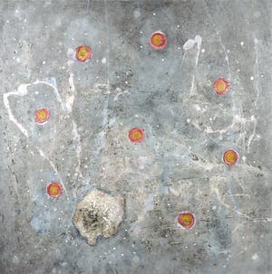 Rob de Graaf - Gemengde techniek op doek, Process of change (Groot) kopen? Bied vanaf 1!