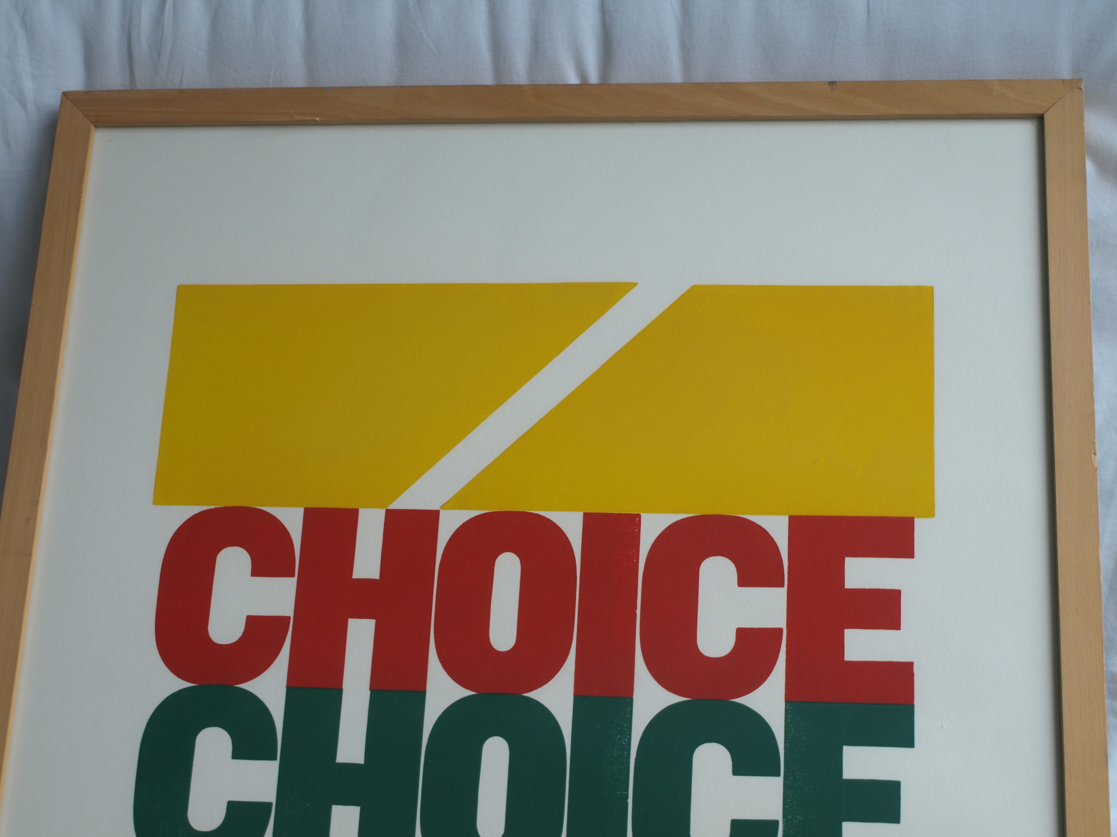 Ewald Spieker - Zeefdruk , Mirror Print “Choice” – gesigneerd & ingelijst - 1980 kopen? Bied vanaf 1!