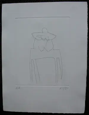 Klaas Gubbels - Ets - 1984 kopen? Bied vanaf 250!